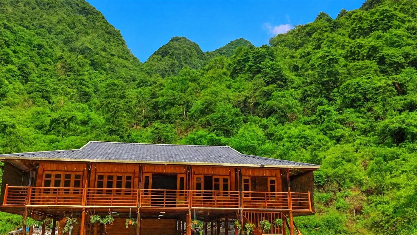 Tay ethnic village in Pac Bo